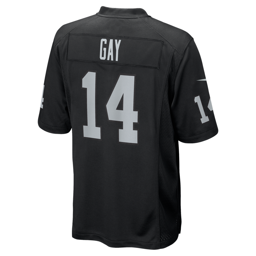 Men's Las Vegas Raiders Matt Gay Nike Black Team Game Jersey - Image 6