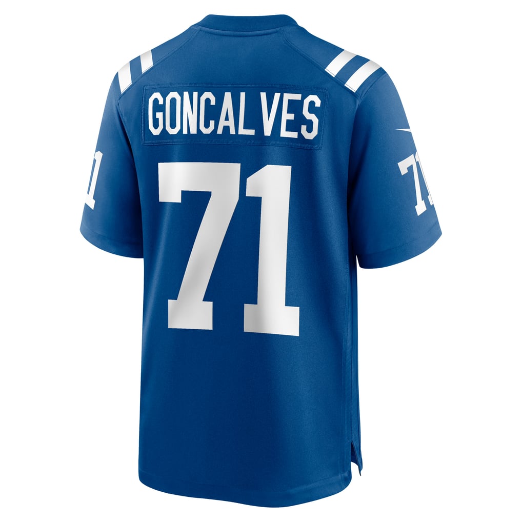 Men's Indianapolis Colts Matt Goncalves Nike  Royal Game Jersey - Image 4