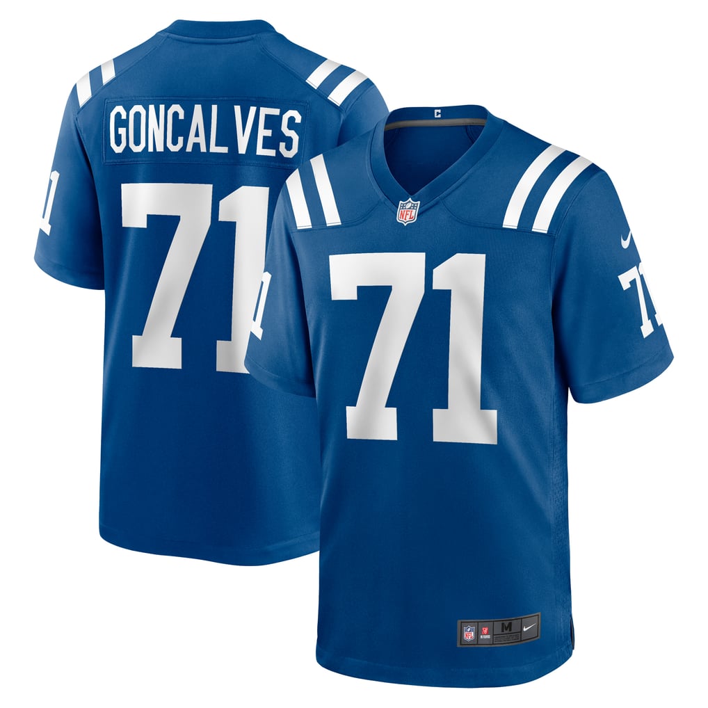 Men's Indianapolis Colts Matt Goncalves Nike  Royal Game Jersey - Image 1