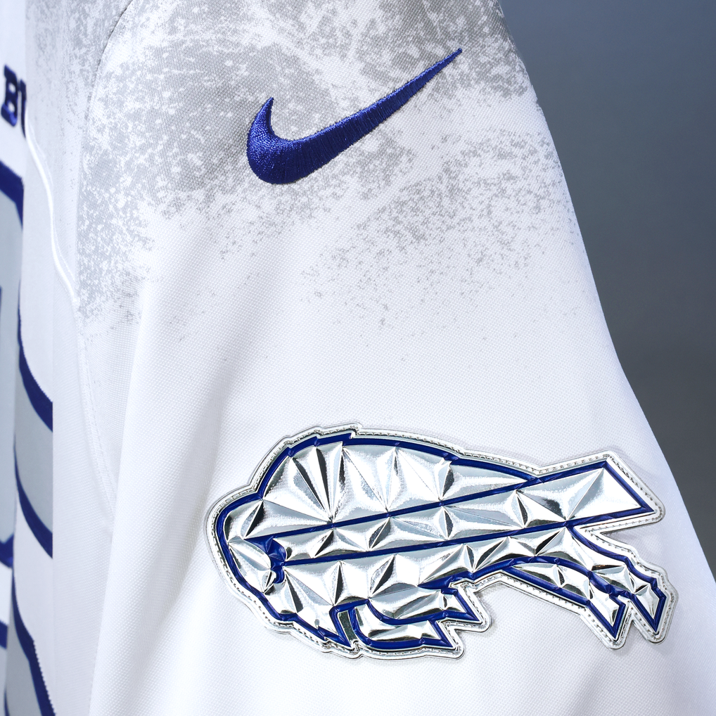 Men's Buffalo Bills Matt Milano Nike White Rivalries Collection Stitched Limited Jersey - Image 12