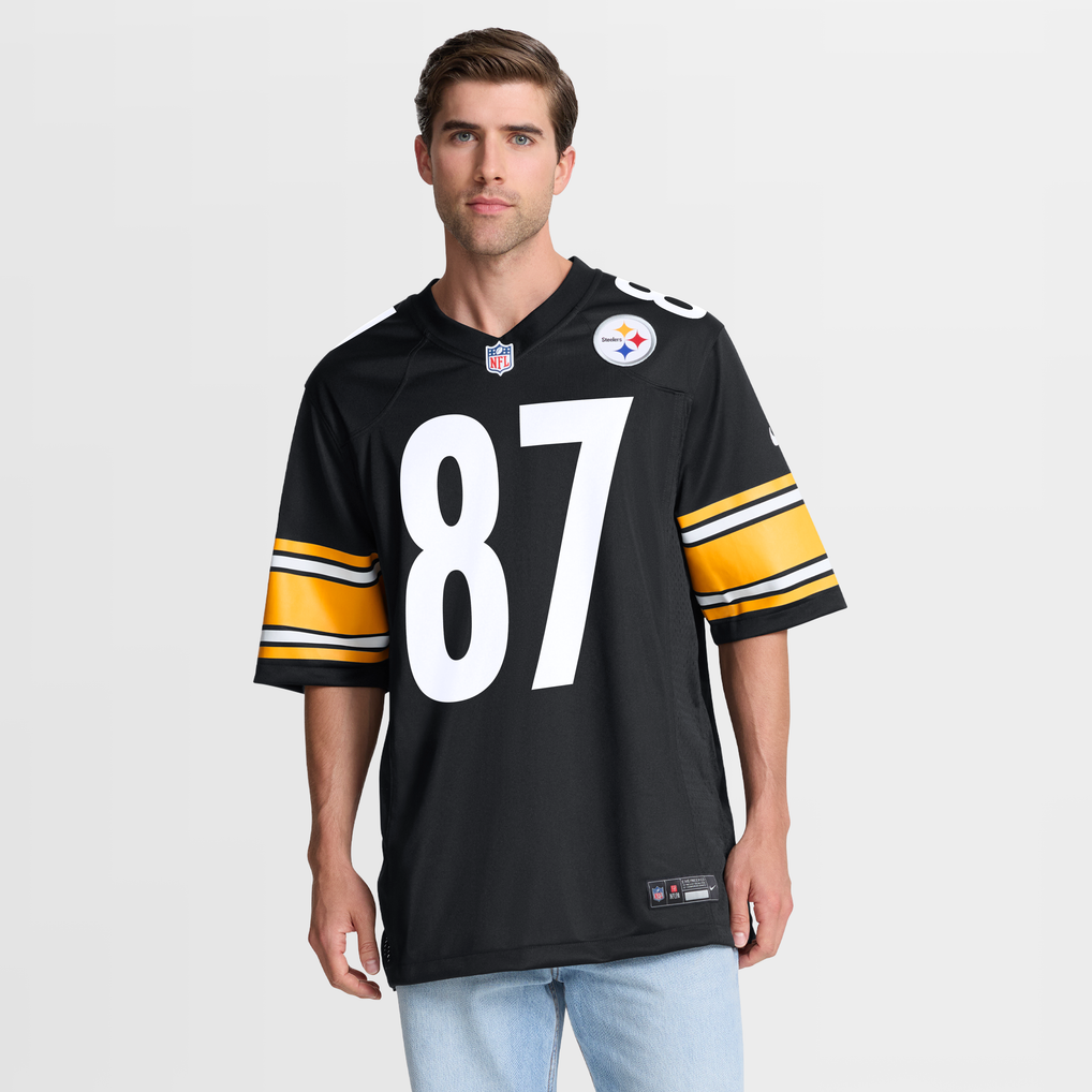 Men's Pittsburgh Steelers Matt Sokol Nike  Black Team Game Jersey - Image 5