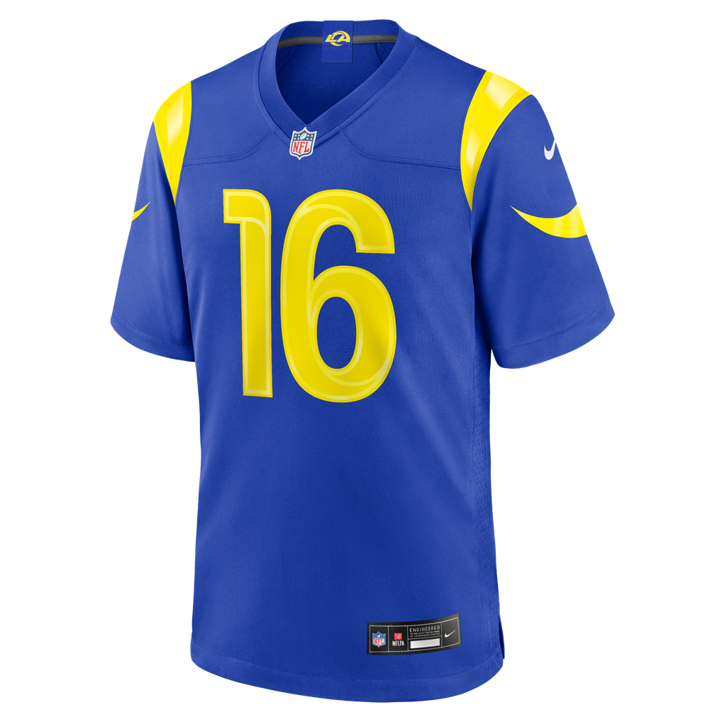 Men's Los Angeles Rams Matthew Caldwell Nike Royal Team Game Jersey - Image 3