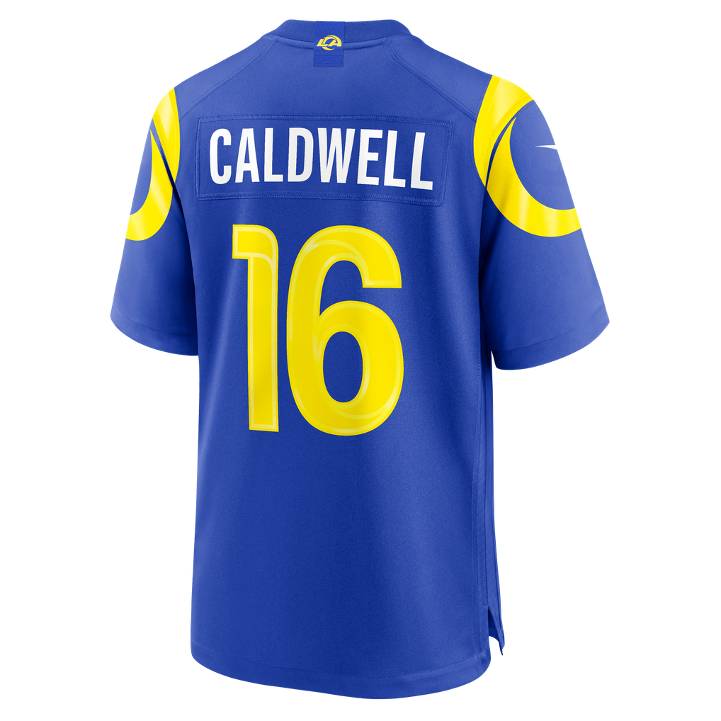 Men's Los Angeles Rams Matthew Caldwell Nike Royal Team Game Jersey - Image 4