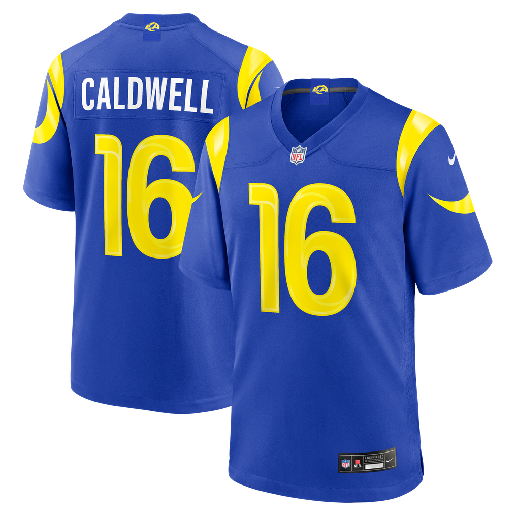 Men's Los Angeles Rams Matthew Caldwell Nike Royal Team Game Jersey - Image 1