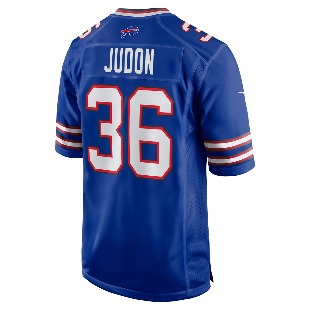 Men's Buffalo Bills Matthew Judon Nike  Royal Team Game Jersey - Image 4