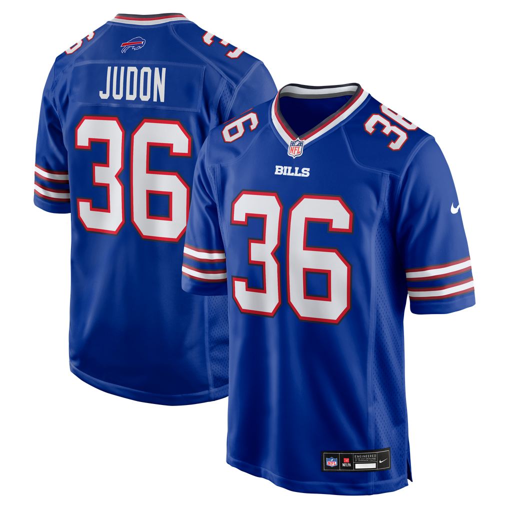 Men's Buffalo Bills Matthew Judon Nike  Royal Team Game Jersey - Image 1