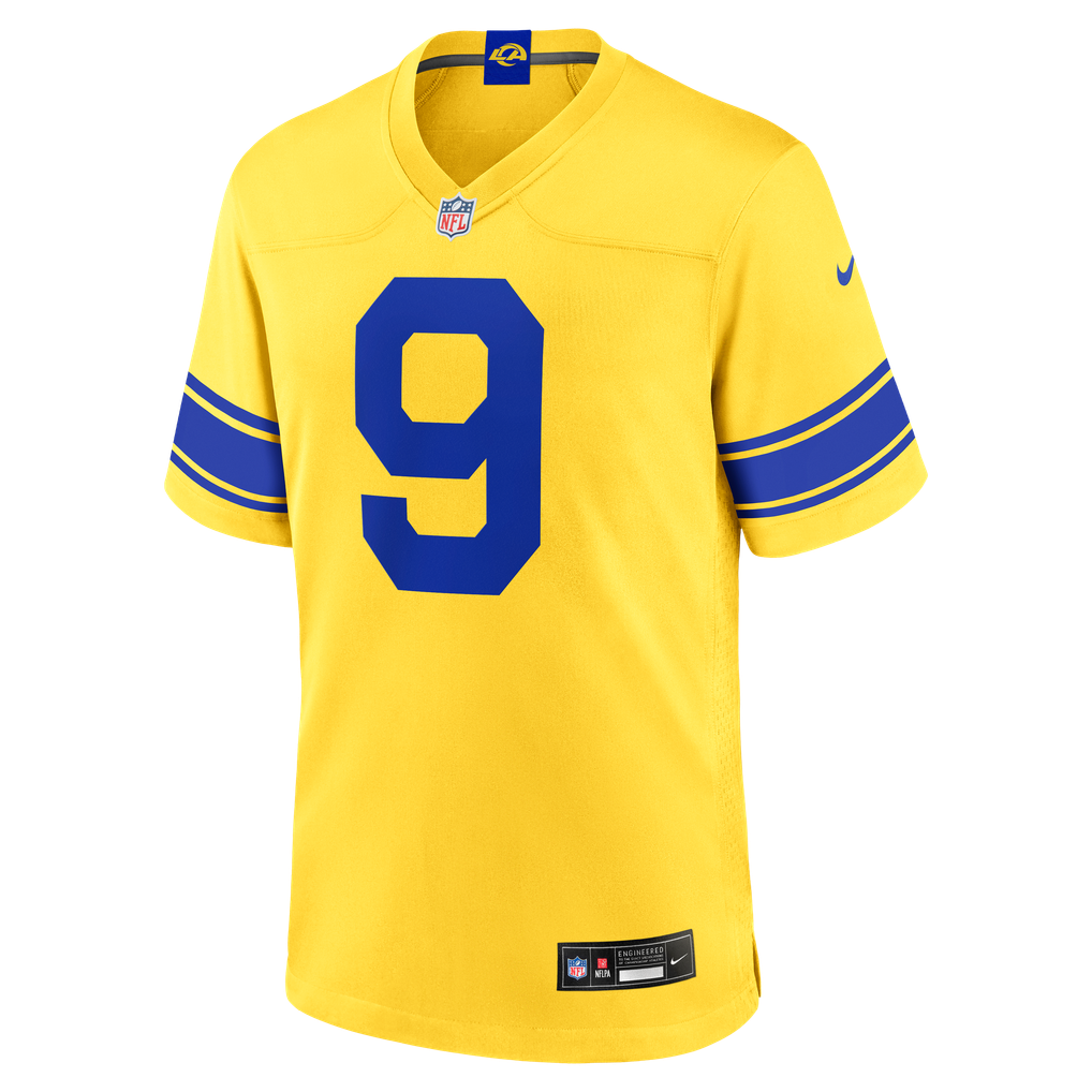 Men's Los Angeles Rams Matthew Stafford Nike Classic Sol Game Jersey - Image 3