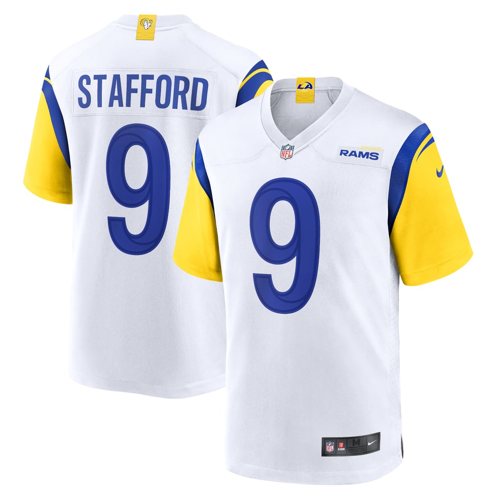 Men's Los Angeles Rams Matthew Stafford Nike White Alternate Game Jersey - Image 1