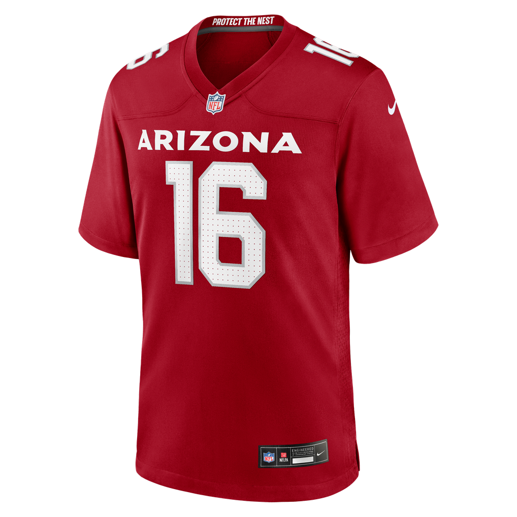 Men's Arizona Cardinals Max Melton Nike  Cardinal Team Game Jersey - Image 3