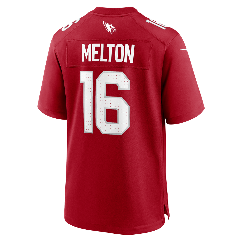 Men's Arizona Cardinals Max Melton Nike  Cardinal Team Game Jersey - Image 4