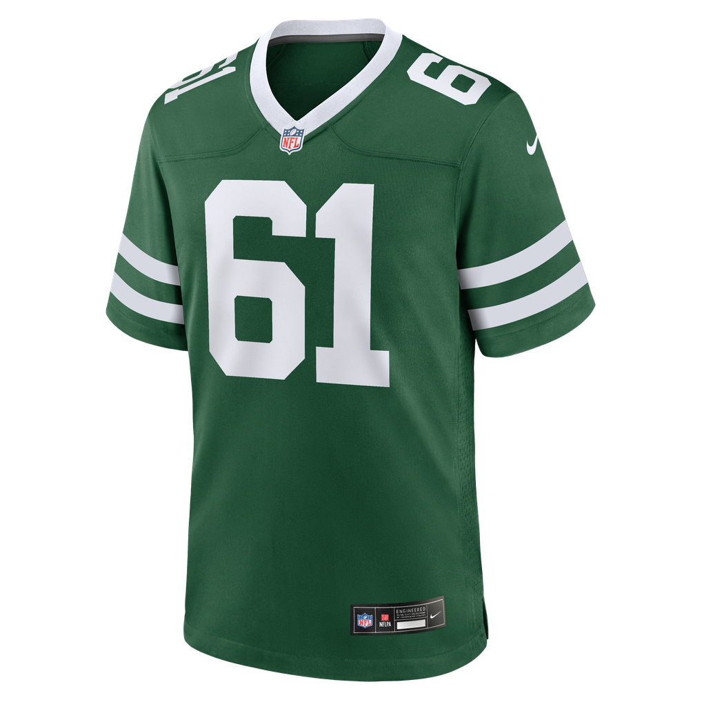 Men's New York Jets Max Mitchell Nike Legacy Green Team Game Jersey - Image 3