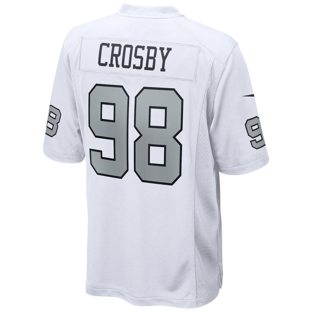 Men's Las Vegas Raiders Maxx Crosby Nike White Alternate Game Jersey - Image 4