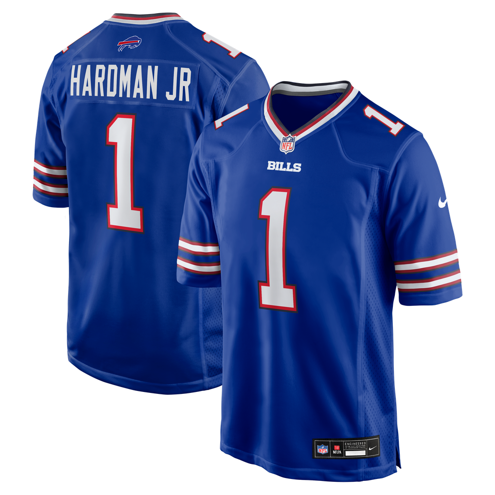 Men's Buffalo Bills Mecole Hardman Nike  Royal Team Game Jersey - Image 2