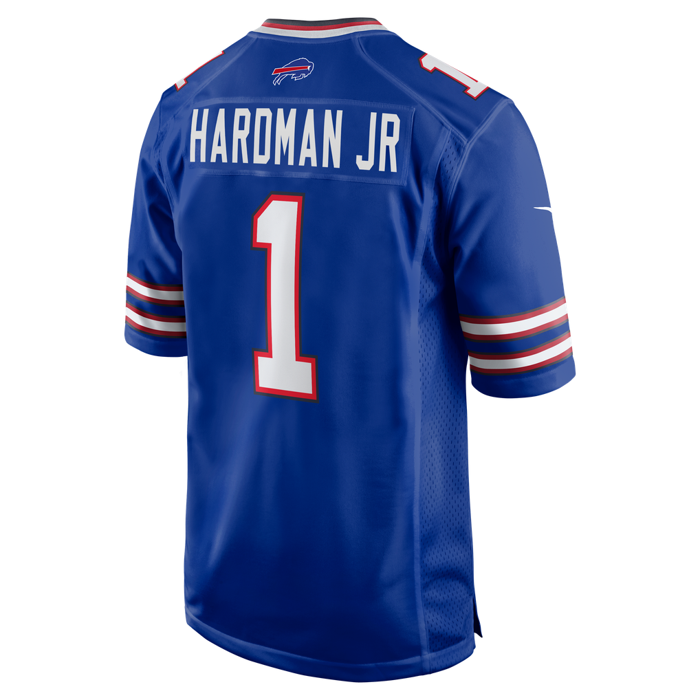 Men's Buffalo Bills Mecole Hardman Nike  Royal Team Game Jersey - Image 4