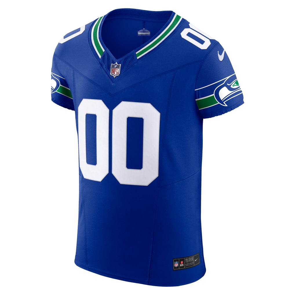 Men's Seattle Seahawks Nike Men's Royal Alternate Vapor F.U.S.E. Elite Custom Jersey - Image 3