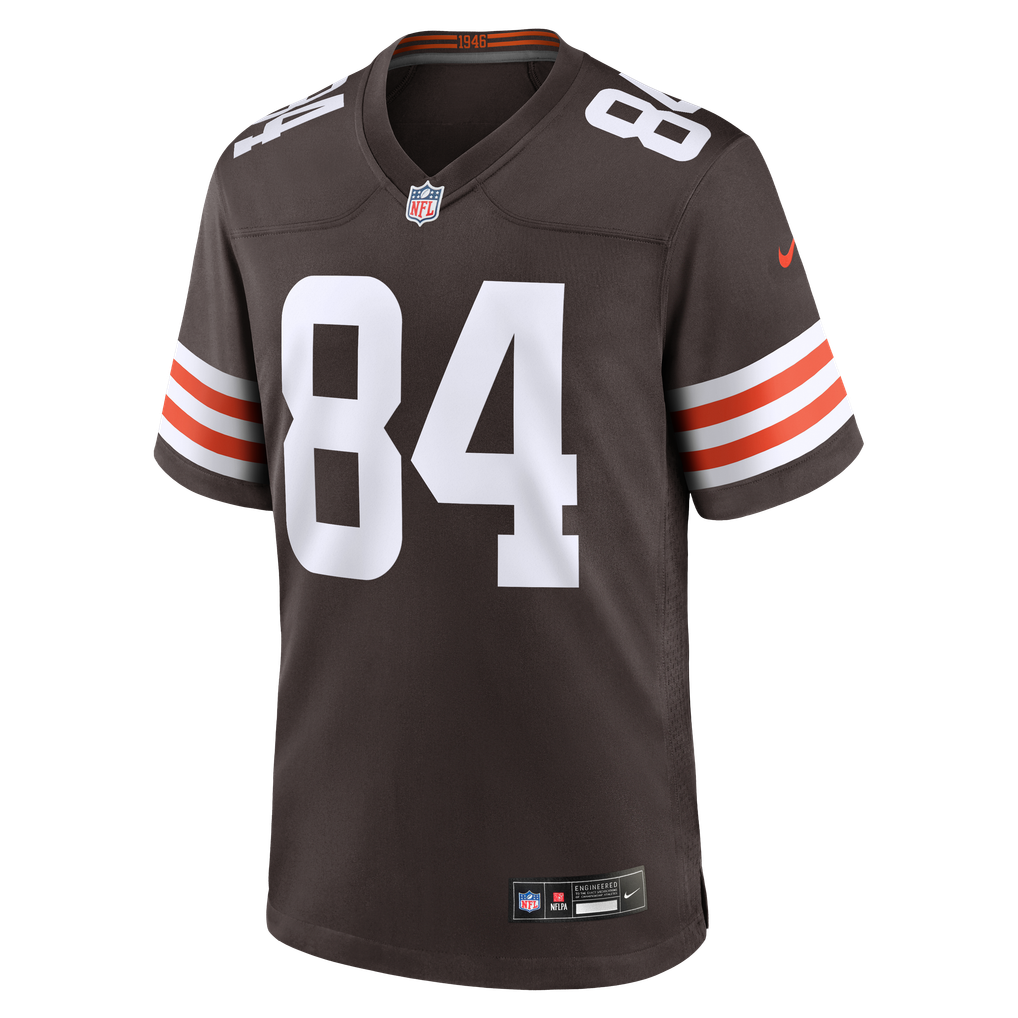 Men's Cleveland Browns Messiah Swinson Nike Brown Team Game Jersey - Image 5