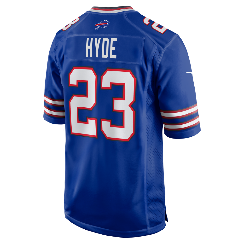 Men's Buffalo Bills Micah Hyde Nike Royal Game Player Jersey - Image 4