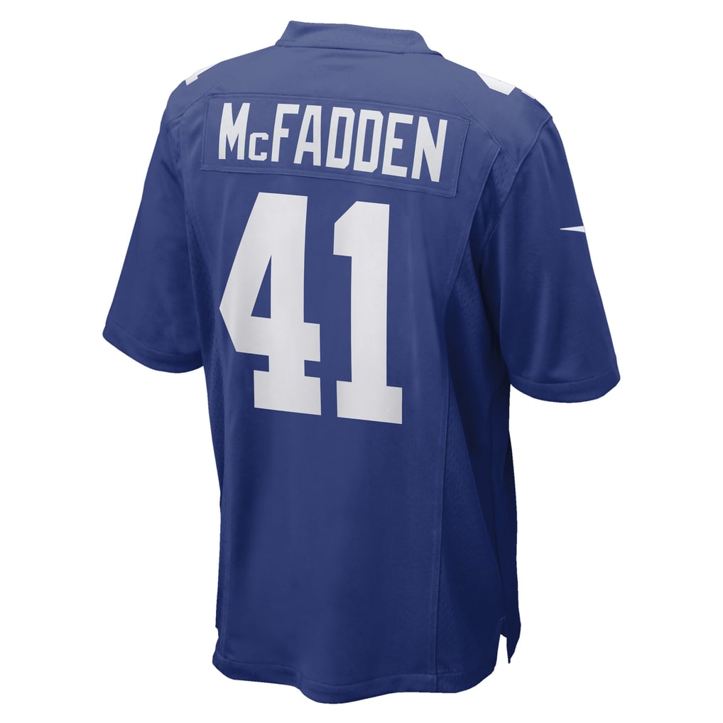 Men's New York Giants Micah McFadden Nike Royal Game Player Jersey - Image 4