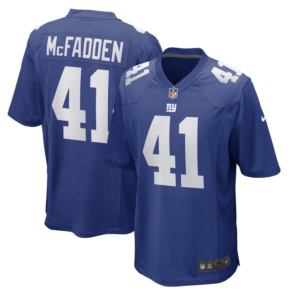 Men's New York Giants Micah McFadden Nike Royal Game Player Jersey - Image 1