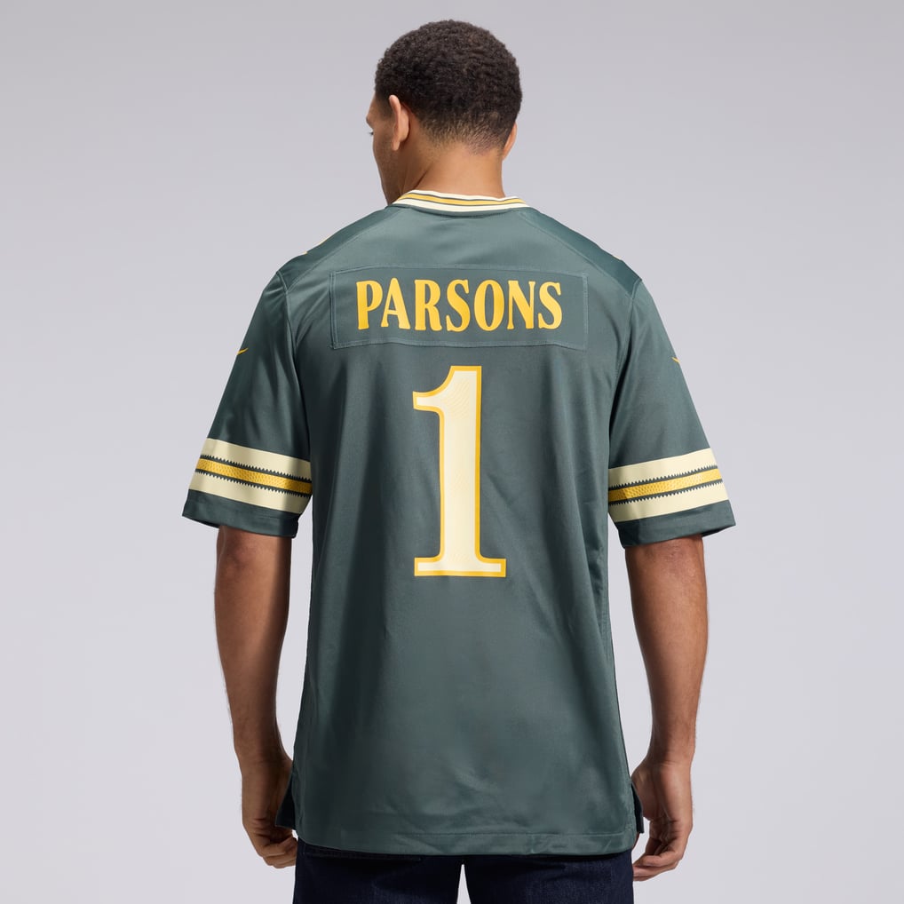 Men's Green Bay Packers Micah Parsons Nike Green 2026 Rivalries Collection Game Jersey - Image 4