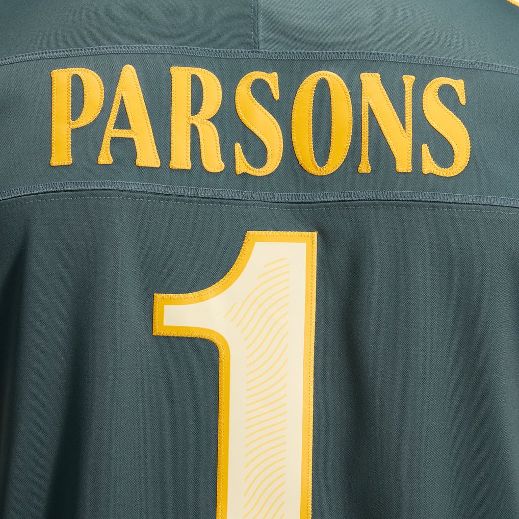Men's Green Bay Packers Micah Parsons Nike Green 2026 Rivalries Collection Stitched Limited Jersey - Image 12