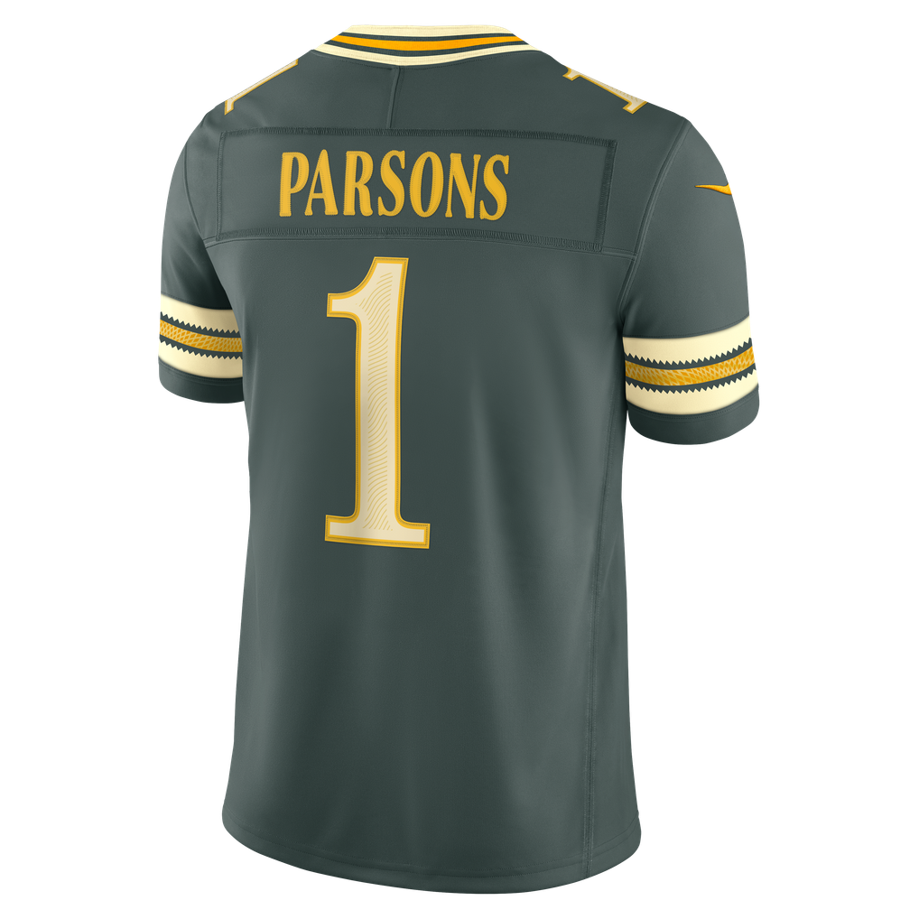 Men's Green Bay Packers Micah Parsons Nike Green 2026 Rivalries Collection Stitched Limited Jersey - Image 8