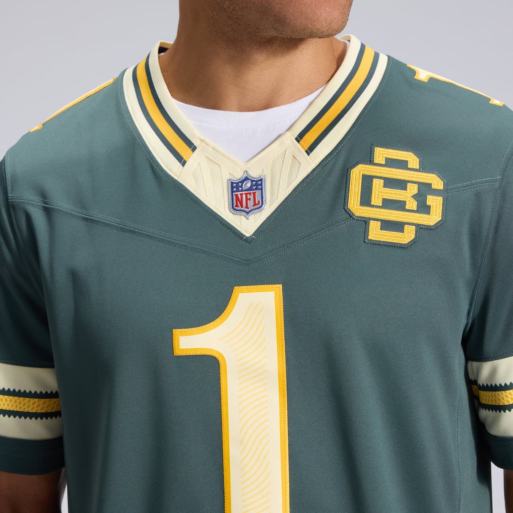Men's Green Bay Packers Micah Parsons Nike Green 2026 Rivalries Collection Stitched Limited Jersey - Image 9