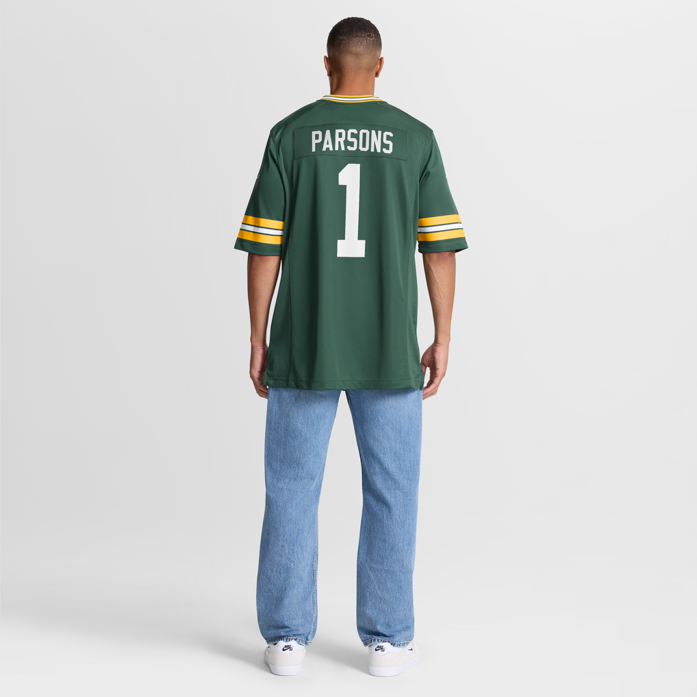 Men's Green Bay Packers Micah Parsons Nike Green Game Player Jersey - Image 11