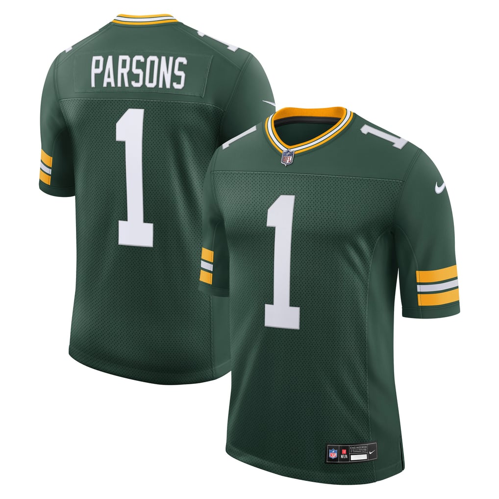 Men's Green Bay Packers Micah Parsons Nike Green Vapor Untouchable Stitched Limited Jersey - Image 1
