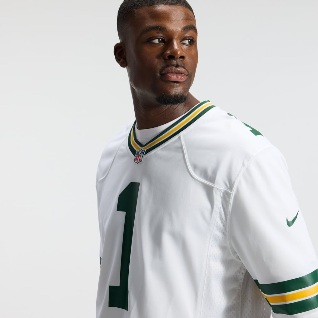 Men's Green Bay Packers Micah Parsons Nike White Game Player Jersey - Image 11