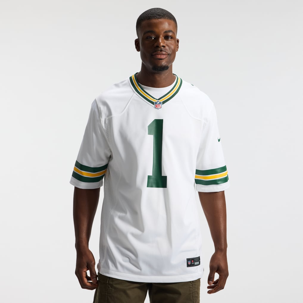 Men's Green Bay Packers Micah Parsons Nike White Game Player Jersey - Image 3