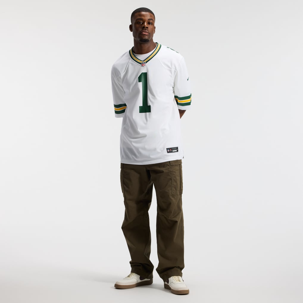 Men's Green Bay Packers Micah Parsons Nike White Game Player Jersey - Image 5
