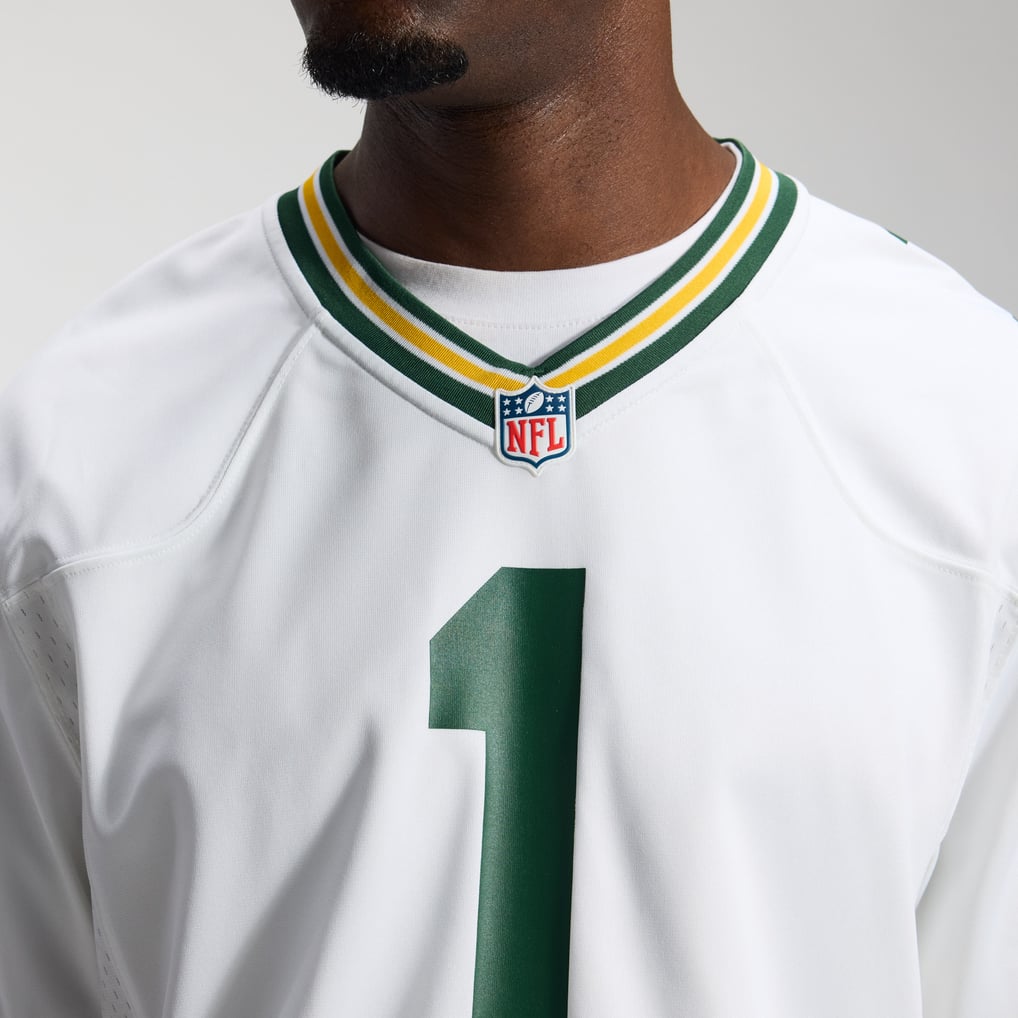 Men's Green Bay Packers Micah Parsons Nike White Game Player Jersey - Image 10