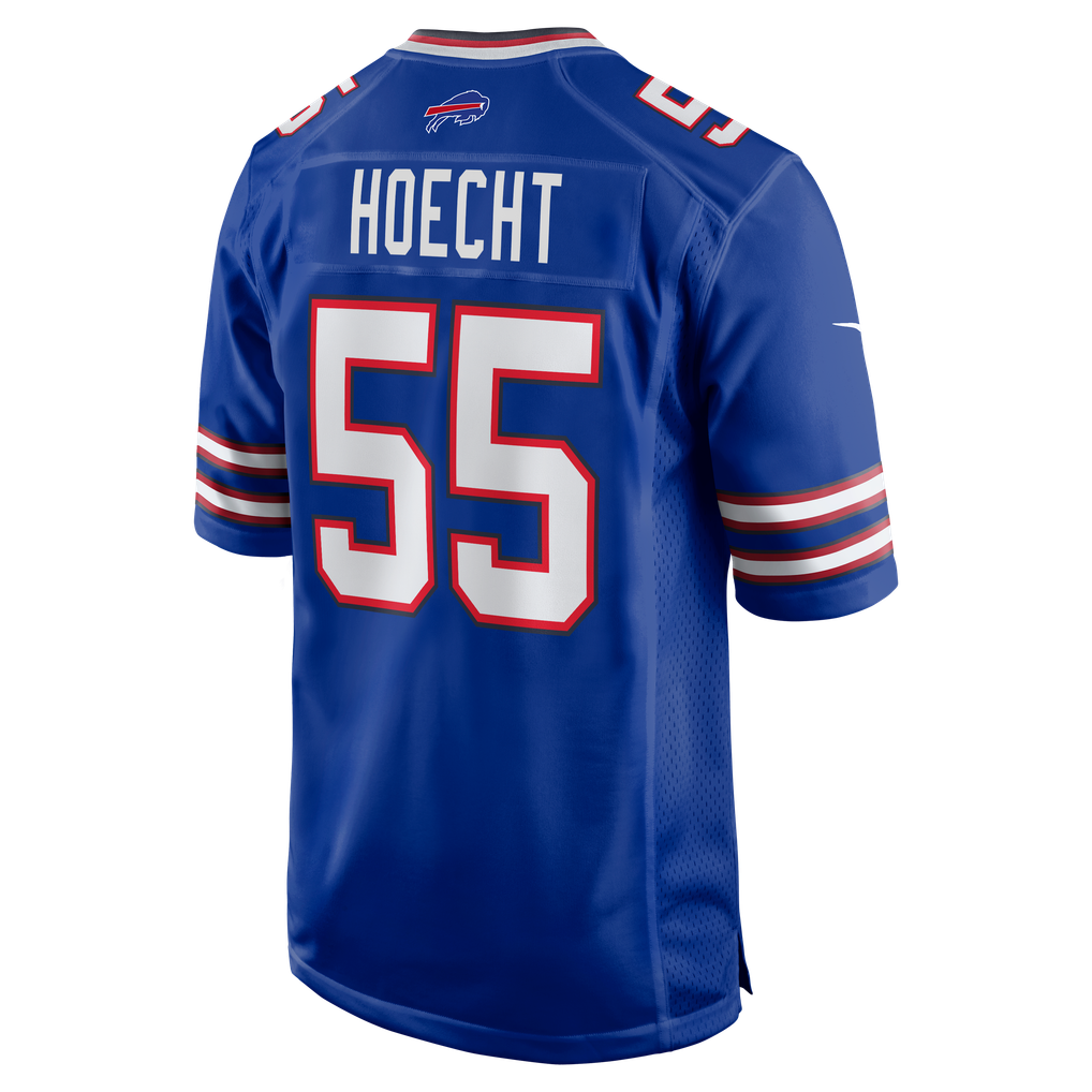 Men's Buffalo Bills Michael Hoecht Nike  Royal Team Game Jersey - Image 4