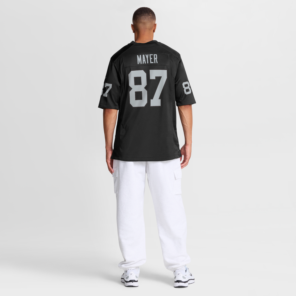 Men's Las Vegas Raiders Michael Mayer Nike Black  Game Jersey - Image 9