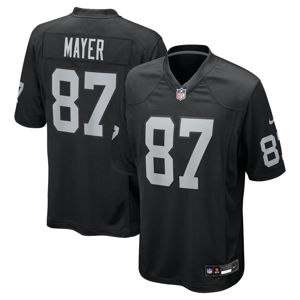 Men's Las Vegas Raiders Michael Mayer Nike Black  Game Jersey - Image 2