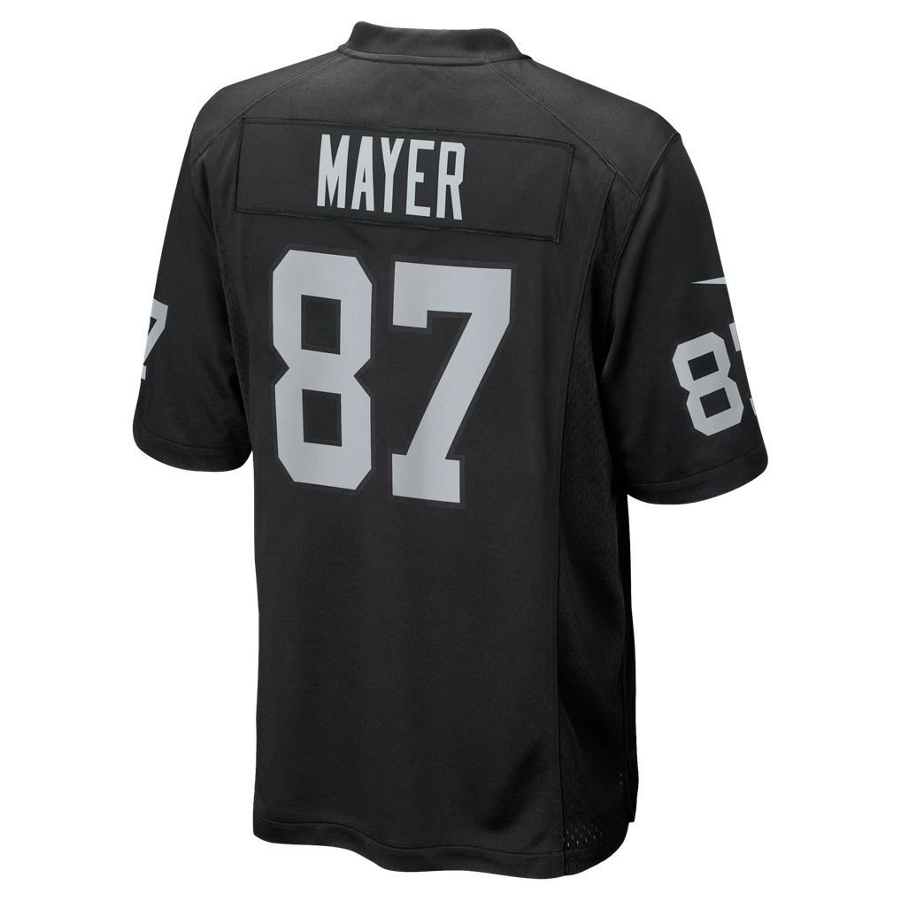 Men's Las Vegas Raiders Michael Mayer Nike Black  Game Jersey - Image 4