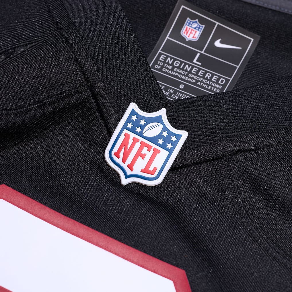 Men's Atlanta Falcons Michael Penix Jr. Nike Black Alternate Game Jersey