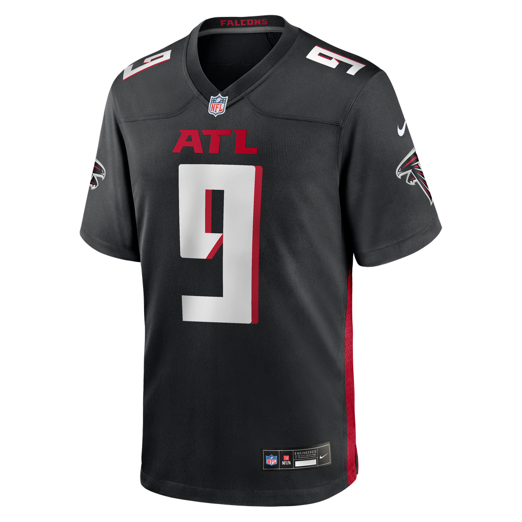 Men's Atlanta Falcons Michael Penix Jr. Nike Black Player Game Jersey