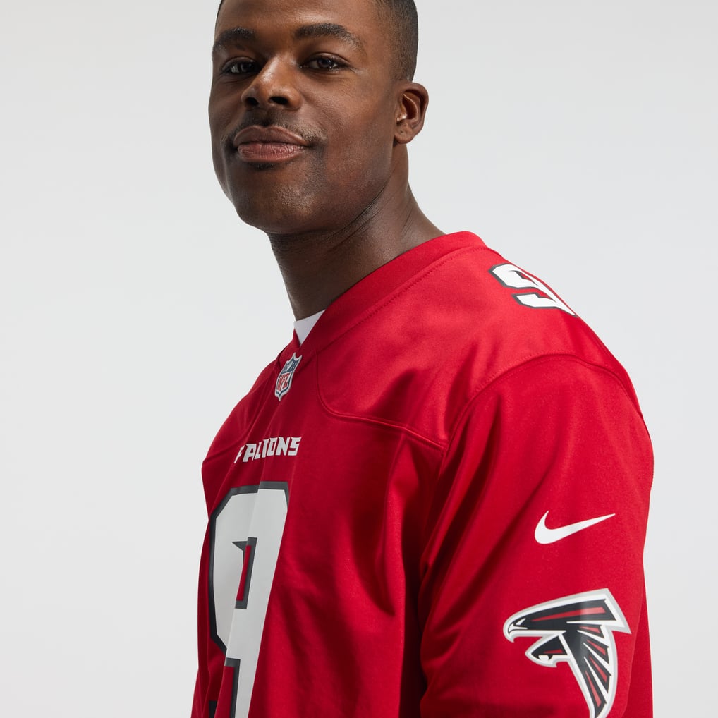Men's Atlanta Falcons Michael Penix Jr. Nike Red Game Jersey