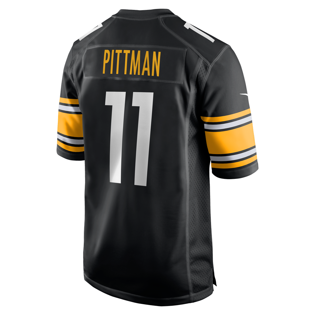 Men's Pittsburgh Steelers Michael Pittman Jr. Nike Black Game Jersey - Image 4