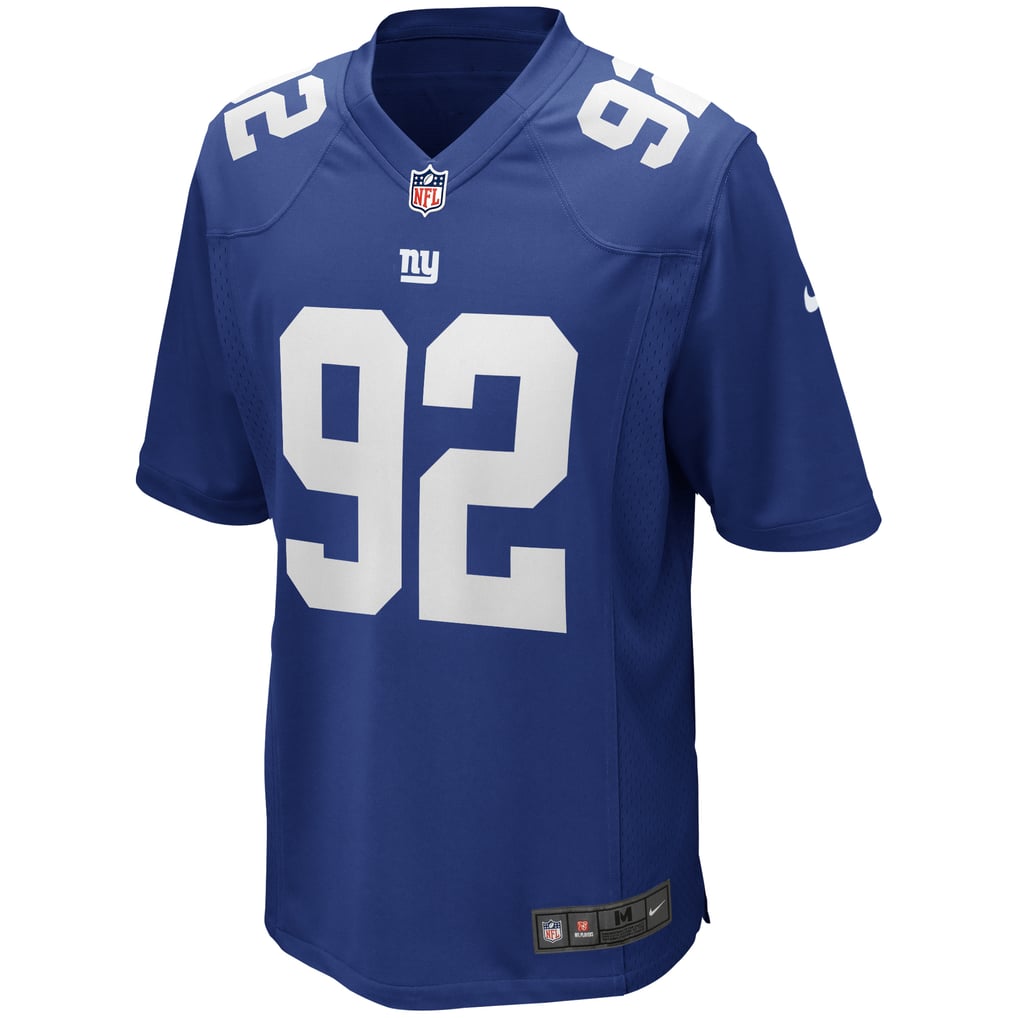 Men's New York Giants Michael Strahan Nike Royal Game Retired Player Jersey - Image 3