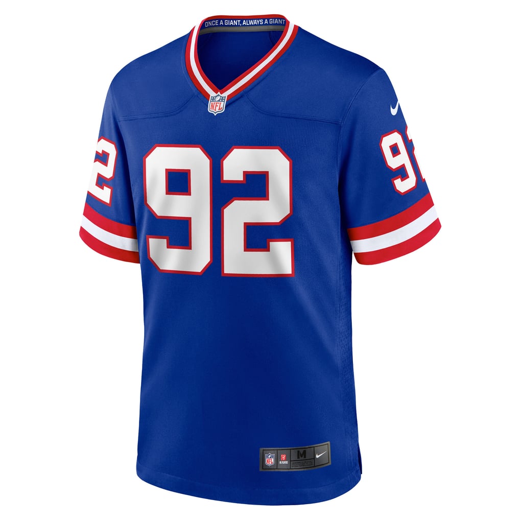 Men's New York Giants Michael Strahan Nike Royal Retired Player Alternate Game Jersey - Image 3