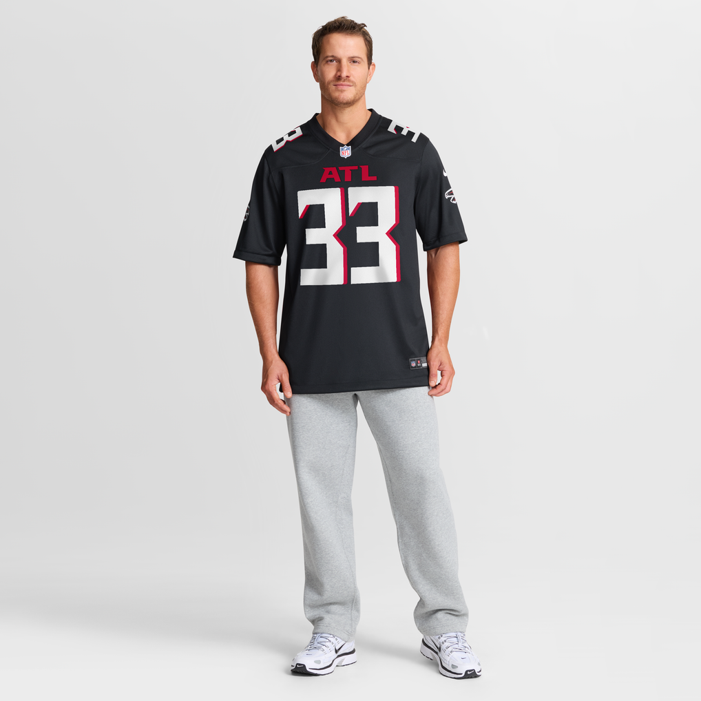 Men's Atlanta Falcons Michael Turner Nike Black Game Retired Player Jersey