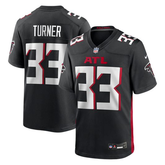 Men's Atlanta Falcons Michael Turner Nike Black Game Retired Player Jersey