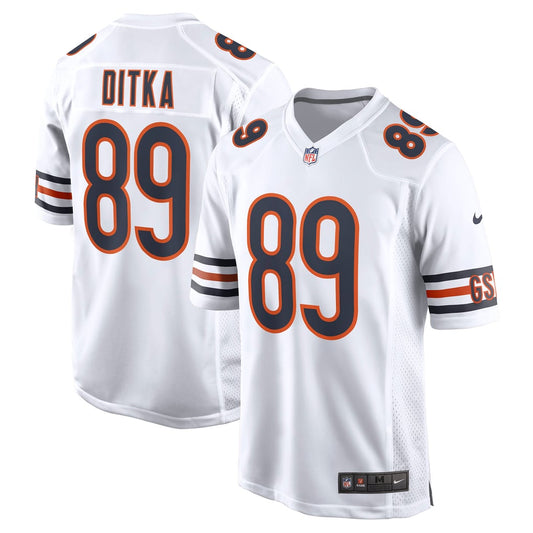 Men's Chicago Bears Mike Ditka Nike White Retired Player Game Jersey - Image 1