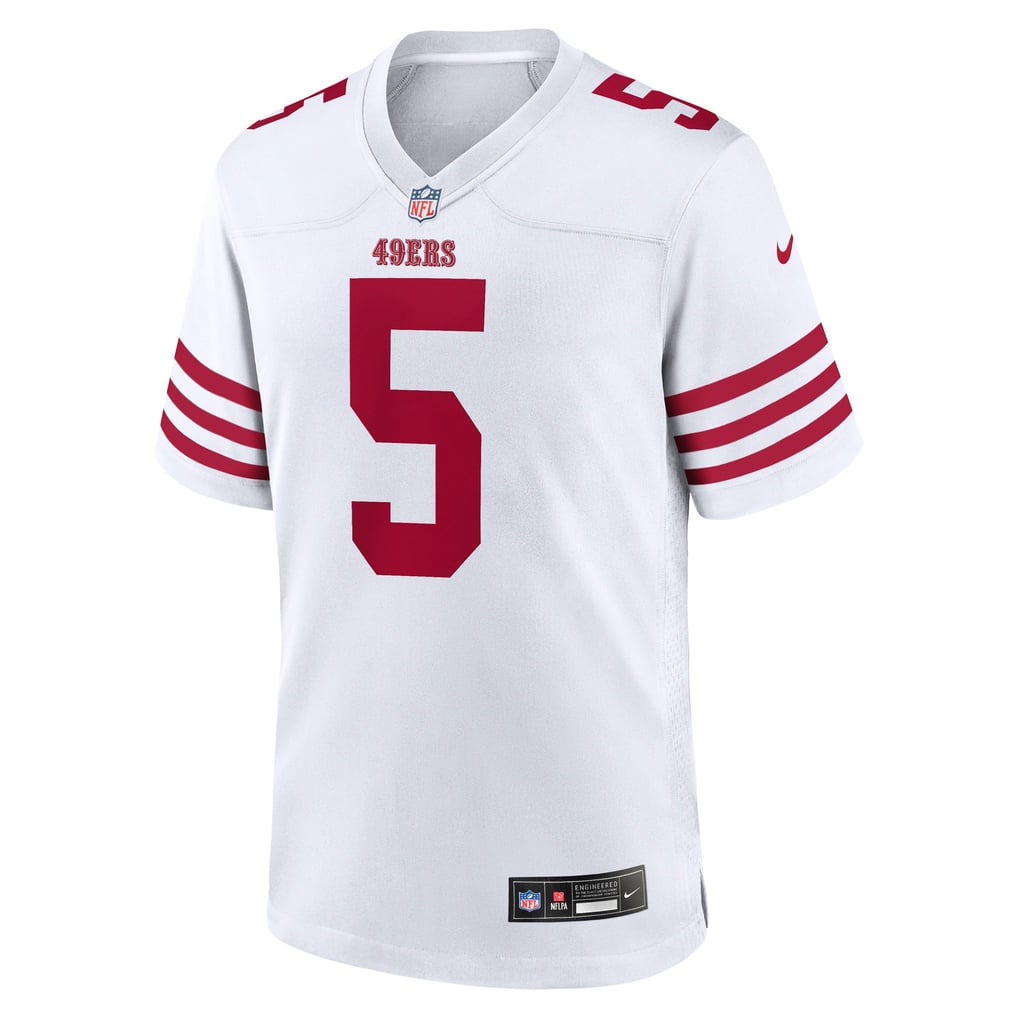 Men's San Francisco 49ers Mike Evans Nike Men's White Game Jersey - Image 3
