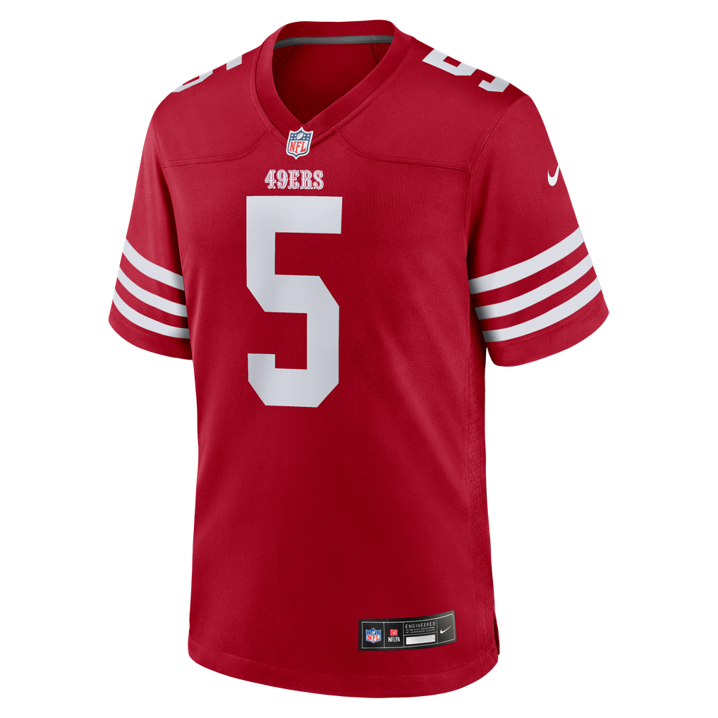 Men's San Francisco 49ers Mike Evans Nike Scarlet Game Jersey - Image 3