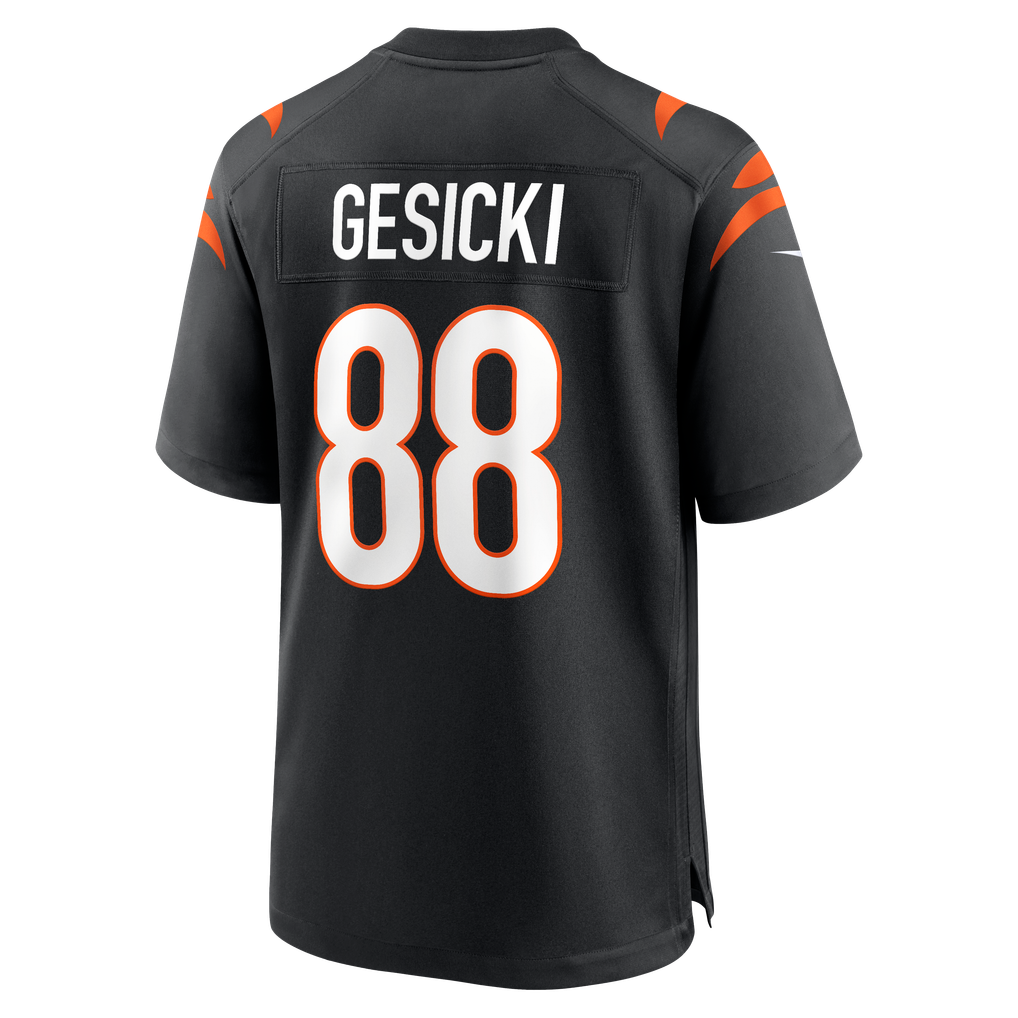 Men's Cincinnati Bengals Mike Gesicki Nike Black Game Jersey - Image 4
