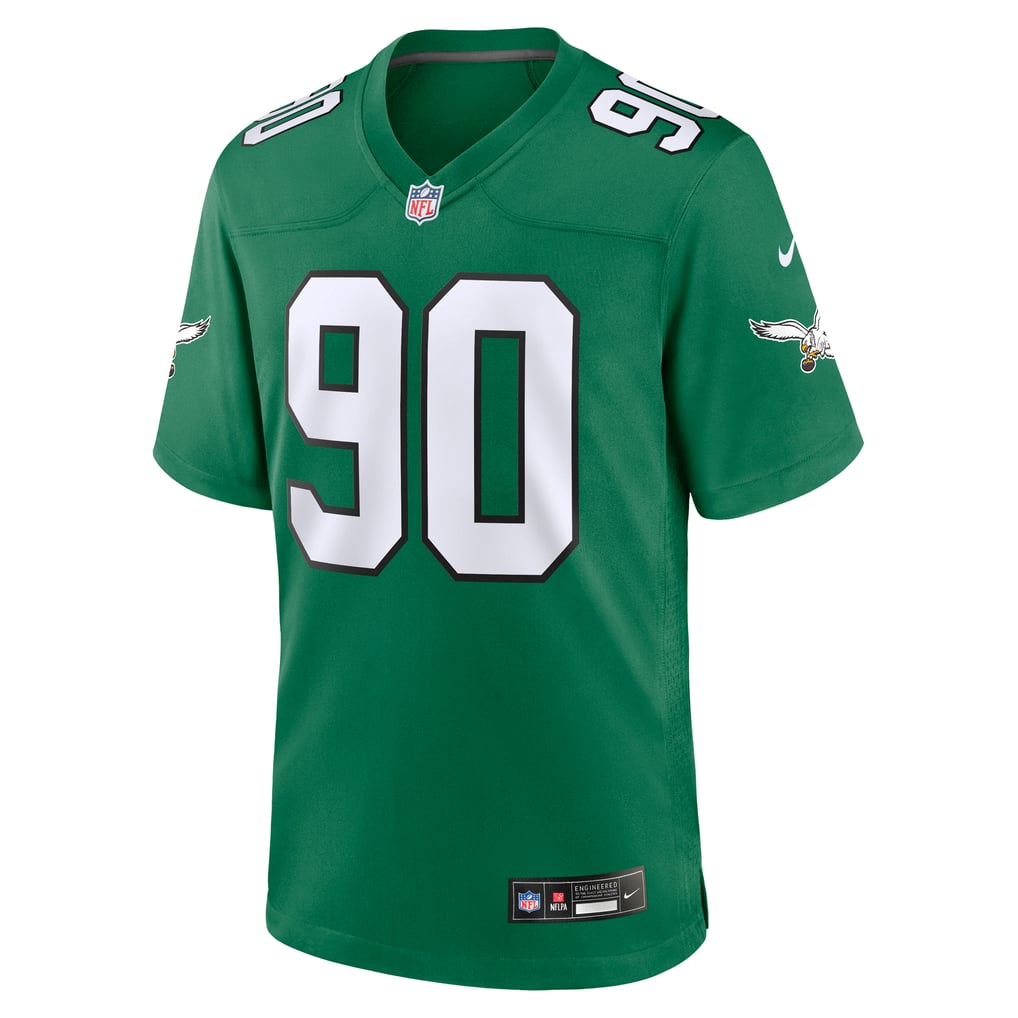 Men's Philadelphia Eagles Mike Golic Nike Kelly Green Retired Player Alternate Game Jersey - Image 3